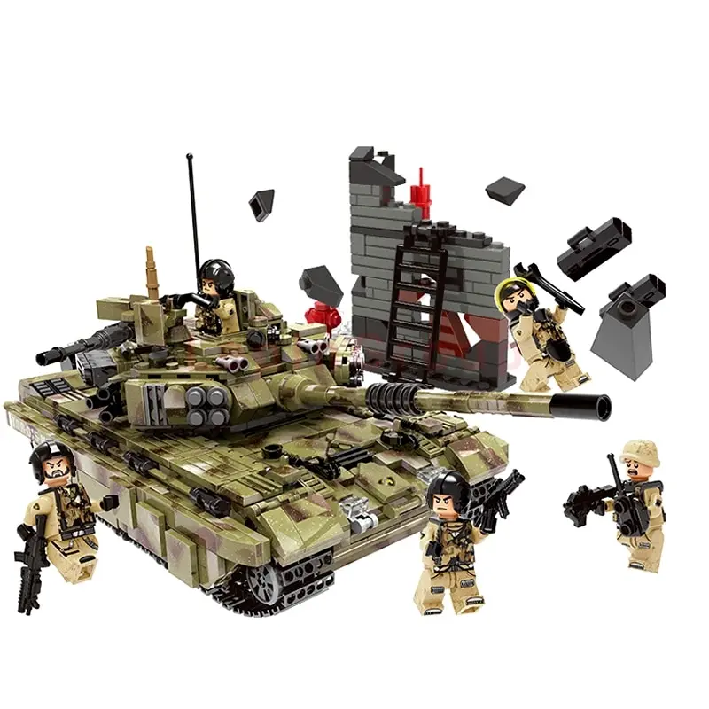 XINGBAO 06014 + 06015 оригинальные военные серии Набор для тяжелого грузовика скорпиона