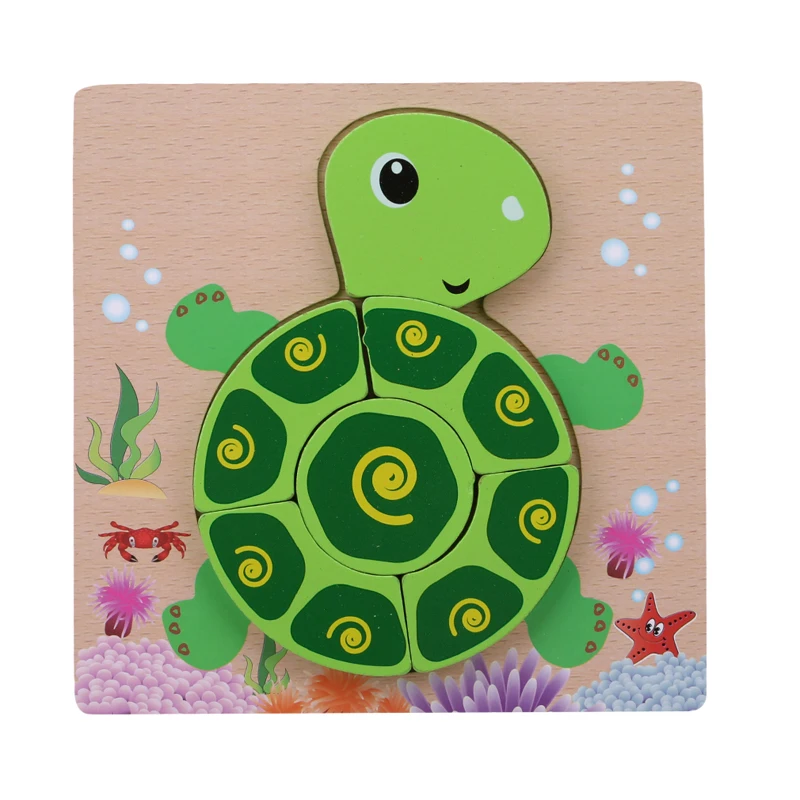 Сова бабочка мультфильм животных детские игрушки-пазлы для детей подарок ребенка Монтессори Обучающие деревянные игрушки