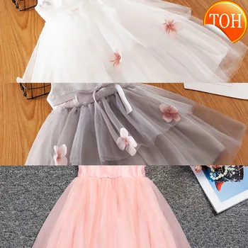 

Baby Girl Floral Lace Princess Tutu Dress Wedding Christening Gown Dress Girls Clothes For Kids Party Wear Meninas Vestidos