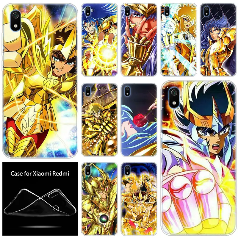 Роскошный мягкий силиконовый чехол Saint Seiya с аниме для Xiaomi Redmi 7 7A GO S2 4X 5 5Plus 6 6A K20 Note 4