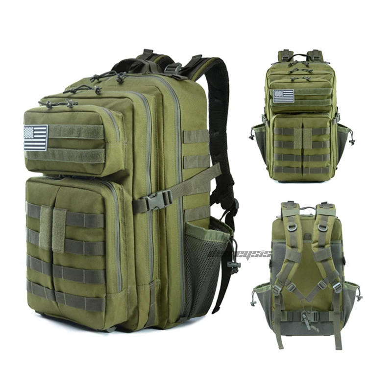 Тактические военные сумки, водонепроницаемые камуфляжные походные рюкзаки для кемпинга, походов, страйкбола, камуфляжные рюкзаки для альпинизма, походов, путешествий, армейские нейлоновые рюкзаки - Цвет: green