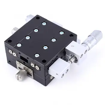 

40x60/60x60mm R/XY/X/Z Axle Trimming Platform Linear Stage Manual Displacement Fine-Tuning Sliding Table