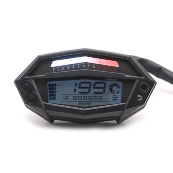 

Accessory Odometer Speedometer Durable Display Gauge Universal LCD Light Stability Part Adjustable Motorcycle Backlight Digital