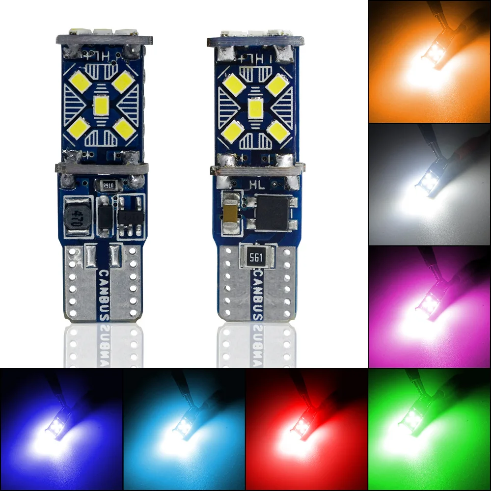 Новые супер ярсветодиодный светодиодные лампы T10 W5W 2 шт. диагональ 168 501 2825