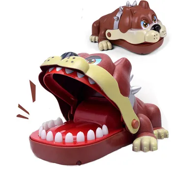 

Puppy Biting Fingers Shar Pei Pets Plastic Dog Party Tricky Game Toy Novelty Gag Toys For Kids Children Play Fun Gifts