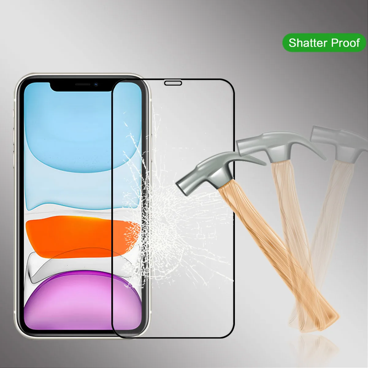 

For iPhone 11 11 Pro 11 Pro Max Tempered Glass Full Cover Anti-Scratch Screen Protector For iPhone 11 Protective Film Shockproof