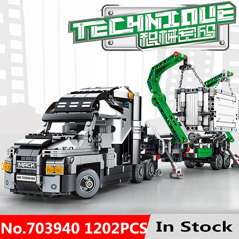 Diy новая техника серии комплект с грузовиком Модель Набор классические