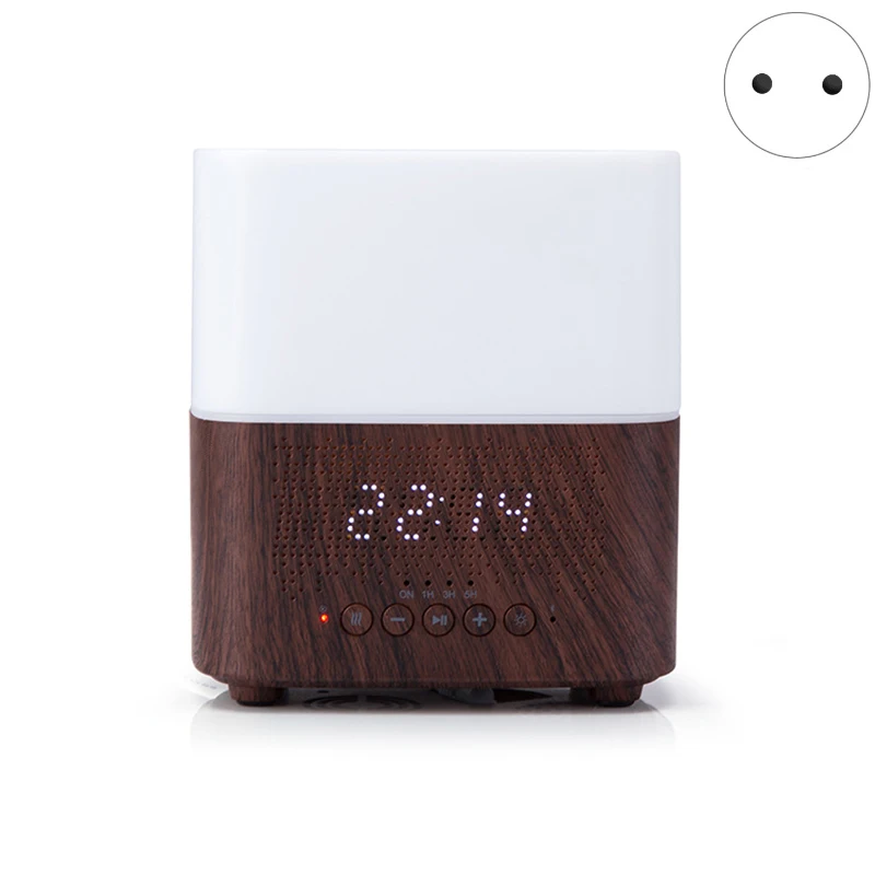 300Ml Multifunctional Bluetooth Aroma Oil Diffuser with Alarm Clock Aromatherapy Ultrasonic Air Humidifier for Room Home Office