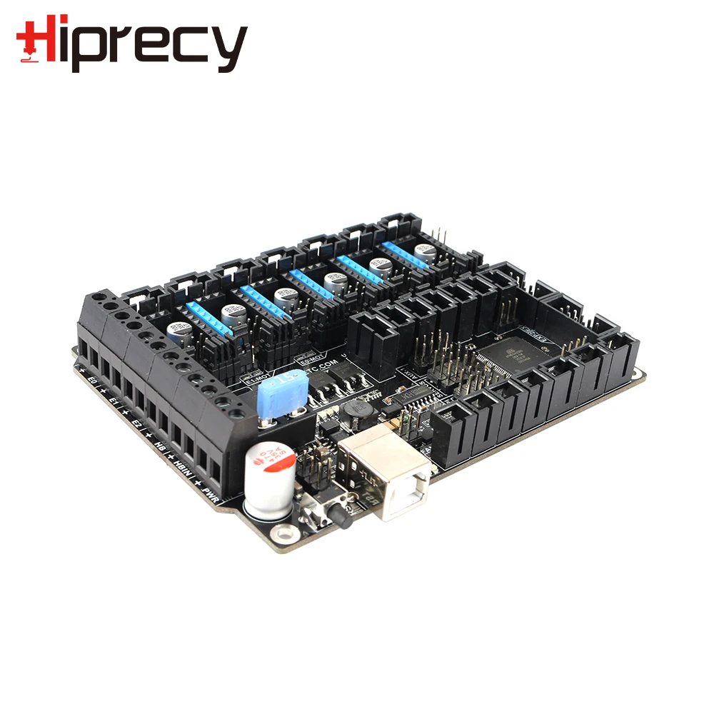 Hiprecy LEO F6 V1.4 плата все-в-одном электроника для 3d принтеров с ЧПУ устройства до 6 моторных драйверов VS SKR V1.3