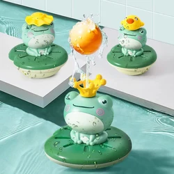 Jouets de bain pour enfants, pulvérisation d'eau, Rotation flottante, grenouille arroseur, jeu de douche pour salle de bain, piscine, jouets d'eau pour bébés, cadeau de noël 