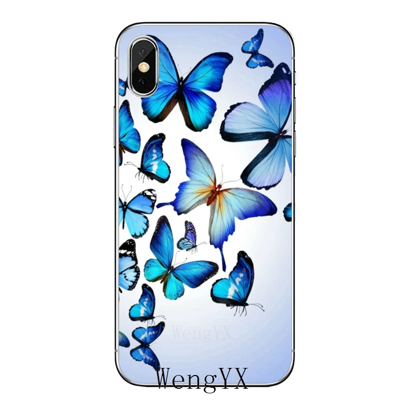 Яркие цветные бабочки для huawei mate 20 10 9 P30 P20 P10 P9 pro Lite P Smart plus аксессуары чехол для телефона