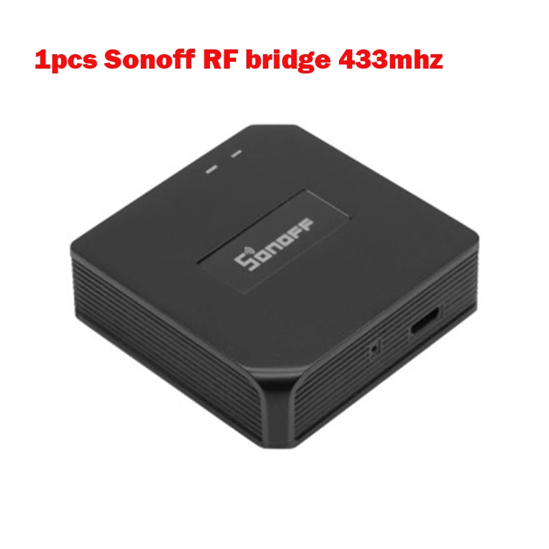 Интеллектуальный выключатель света SONOFF DW1 умный дом дверная и оконная сигнализация датчик вторжения и Sonoff RF Bridge 433 МГц для умного дома безопасности Наборы ewelink - Комплект: RF bridge 433 mhz