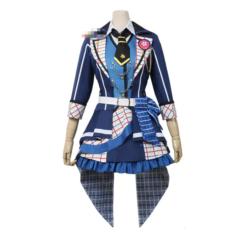 

Japanese Anime BanG Dream! 7th LIVE Poppin'Party Cosplay Costume Hanazono Tae Halloween Custom Made Free Shipping B