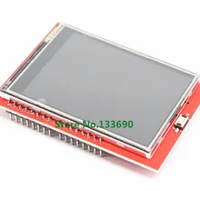1 шт. 2," 2,4 дюймов TFT ЖК-экран+ Сенсорная панель дисплей параллельный порт с tf-ридером разрешение 320*240 для uno r3 платы
