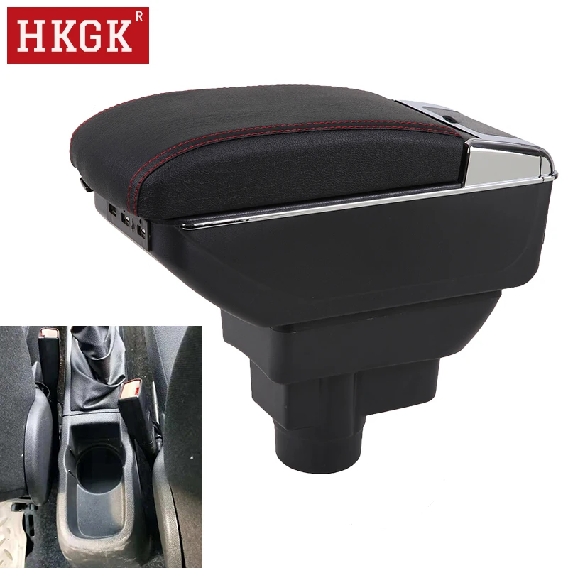 

For Opel Corsa Armrest Box Opel Corsa D Universal Car Central Armrest Storage Box cup holder ashtray modification accessories