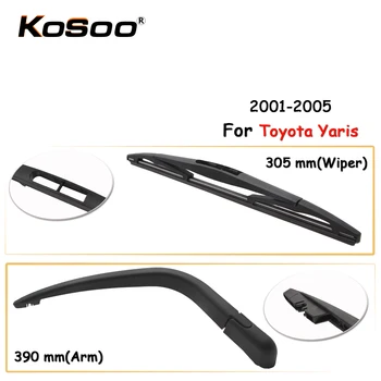 

KOSOO Auto Rear Car Wiper Blade For Toyota Yaris,305mm 2001-2005 Rear Window Windshield Wiper Blades Arm,Car Accessories