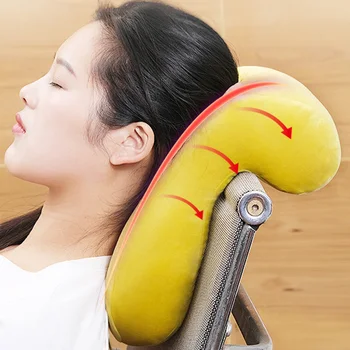 

Travel Nap Pillow Plush Cotton Neck Head Back Pillow for Airplanes Car Office School Travel MSU88