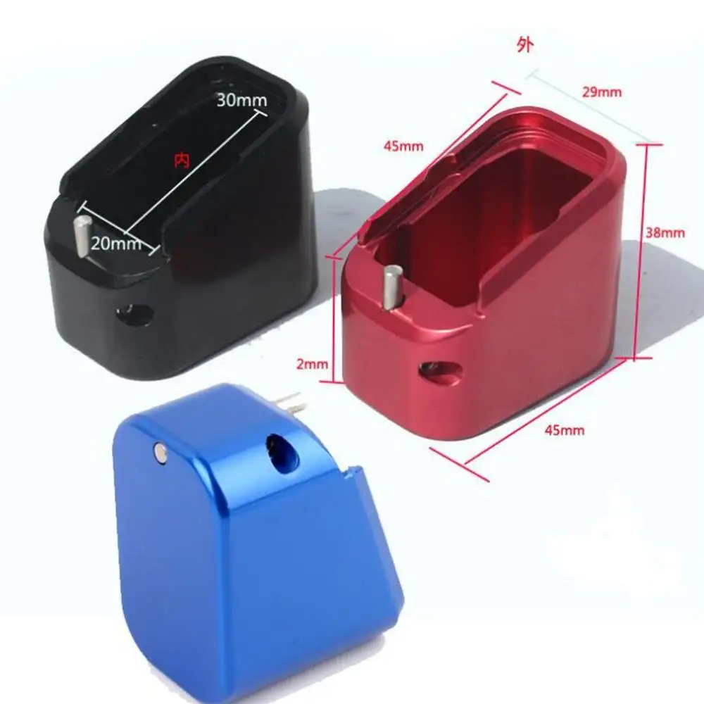 

Tactical Magazines Base Pad For IPSC, USPUA, IDPA Magazine Extension for Glock 17,22,34,35 aluminium alloy CNC