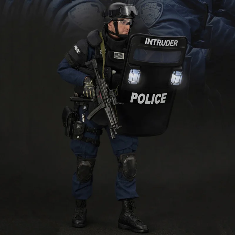 

1/6 Scale SS100 US Police Men Soldier Clothes Special Forces Male Full Set Action Figures Combat Uniform for 12" Body Doll Toy