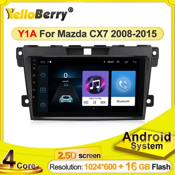 

yellowBerry 2.5D screen android Car autoradio GPS Navigation Player Stereo for Mazda CX7 CX-7 CX 7 ER 2008-2015 WiFi USB BT FM