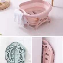 Складная Ванна для ног пластиковая Ванна для ног домашняя ванна для ног портативная массажная ванна для ног Высокая глубокая ванна