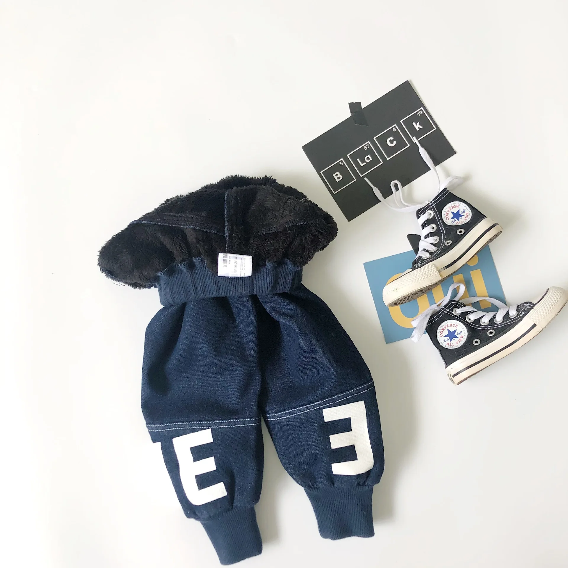 Tonytaobaby/новые зимние детские джинсы для мальчиков и девочек; детские штаны с принтом; Штаны для маленьких мальчиков