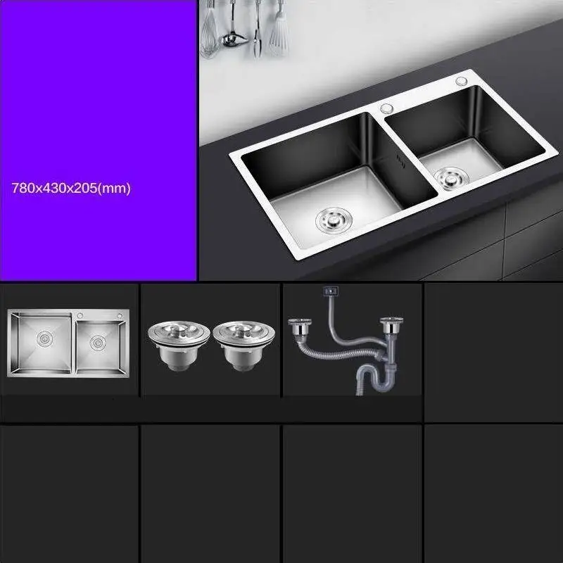 Lavandino Umywalka Portable Gootsteen Evier Inox Cuba Para Kitchen Lavabo Pia Cozinha Fregadero De Cocina Dishwash Sink