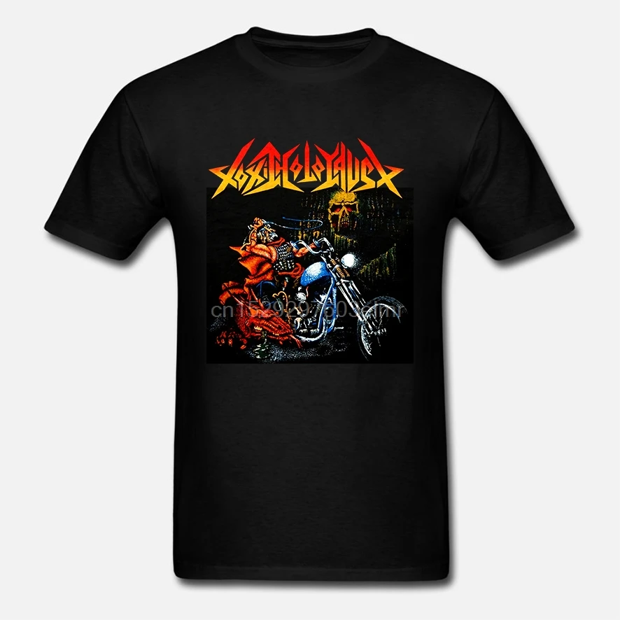Funny Men t shirt Women novelty tshirt Toxic Holocaust Ride Like Hell T-Shirt | Мужская одежда