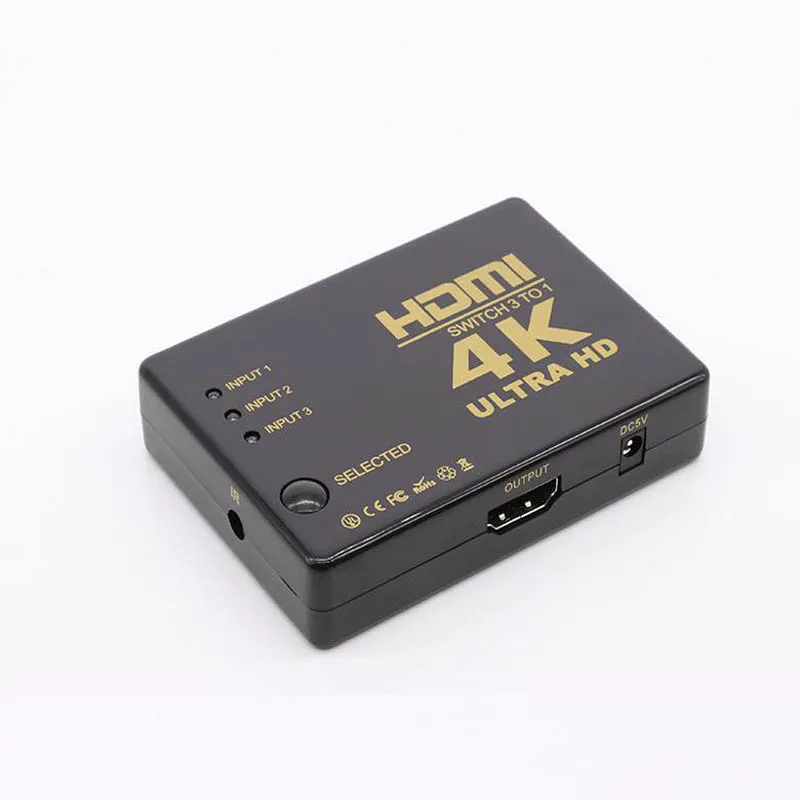 HDMI to HDMI Мини HDMI переключатель усилителя, 3 порта 4K* 2K 1080P коммутатор разветвитель коробка Ultra HD для DVD HDTV Xbox PS3 PS4 с пультом дистанционного управления - Цвет: HDMI to HDMI