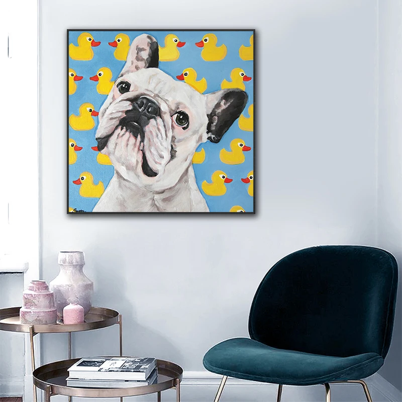 Lou The French Bulldog Art Print 2 H7b69db980f204d8880d653db0c3ca029w