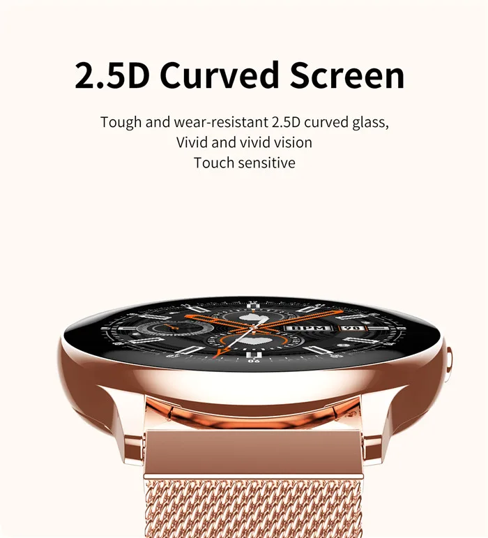 2023 Elegante Mulheres Homens Relógio Inteligente Luxo