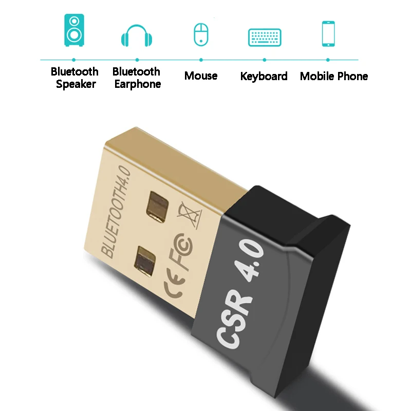 Беспроводной USB Bluetooth приемник передатчик Bluetooth 4,0 ключ Музыкальный Звуковой адаптер Bluetooth аудио адаптер для компьютера ноутбука