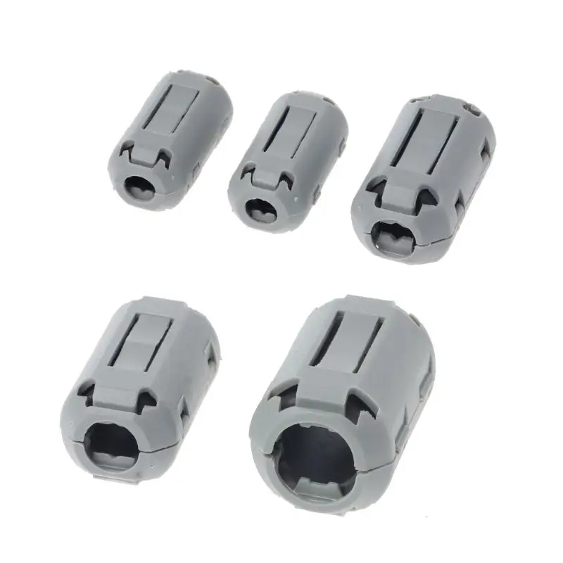 

Clip-on Ferrite Choke Ring Cord RFI EMI Noise Suppressor Filter Cable Clip G8TB