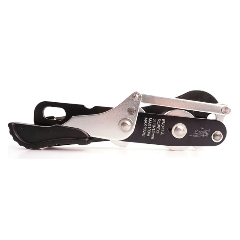

Climbing Descender 150kg Self-braking Stop Rope Clamp Grab Rescue Descender Carabiner Climbing Accessories