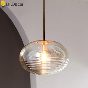 

Modern LED Glass Pendant Lights Lighting Nordic Luxury Pendant Lamp Home Decor Dinning Room Hanging Lamps Kitchen Light Fixtures