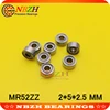 Free shipping 10pcs High quality Low-speed bearings MR52 Z MR52ZZ SMR52ZZ  MR52Z L-520ZZW52 2x5x2. 5 mm 2*5*2.5 mm ► Photo 1/5