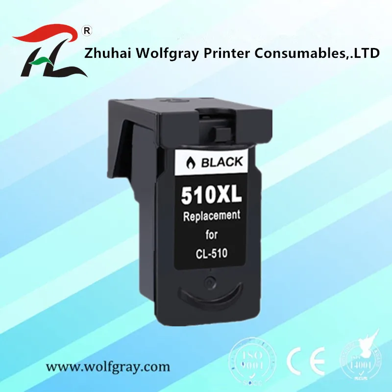 1PCS Black YI LE Цай совместимый PG510 чернильный картридж для Canon PG 510 510XL для MP280 MP480 MP490 MP240 MP250 MP260 MP270 IP2700 принтер - Цвет: 1PCS Black