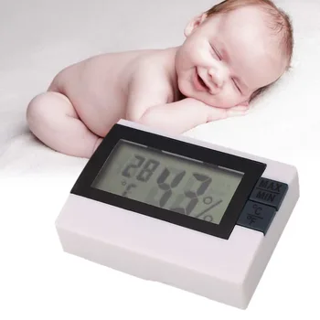 

Mini Thermometer Hygrometer Indoor Lcd Digital Meter Home Max Min