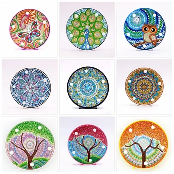 

EverShine DIY 5D LED Light Diamond Painting Cartoon Diamond Mosaic Craft Lamp Diamond Embroidery Scenery Picture Rhinestones