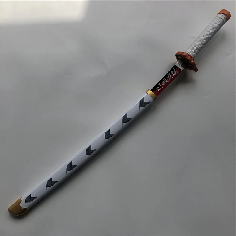 80cm Demon Slayer Sword Katana JaponesaTanjirou Anime Swords Weapon Model Ninja Kids Toys Cosplay Swords Prop Boy Gift Toy Sword