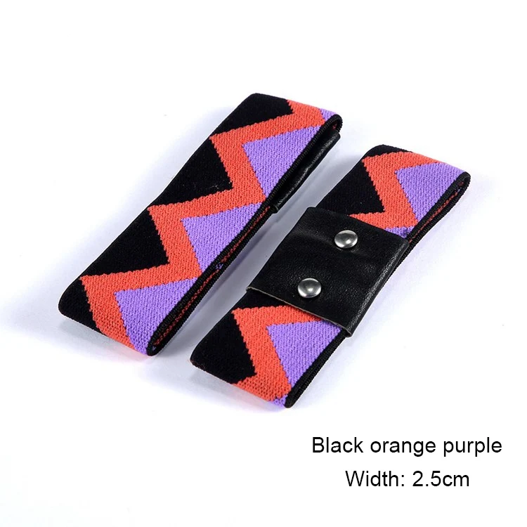 black orange purple 1 пара эластичных шнурков; женские нескользящие шнурки; используются на высоком каблуке; кожаные туфли и т. Д.; доступны различные стили - Цвет: black orange purple