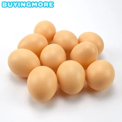 Ovos falsos de brinquedo para crianças, modelo de ovos de plástico para decoração de ovos de páscoa diy, brinquedos educativos