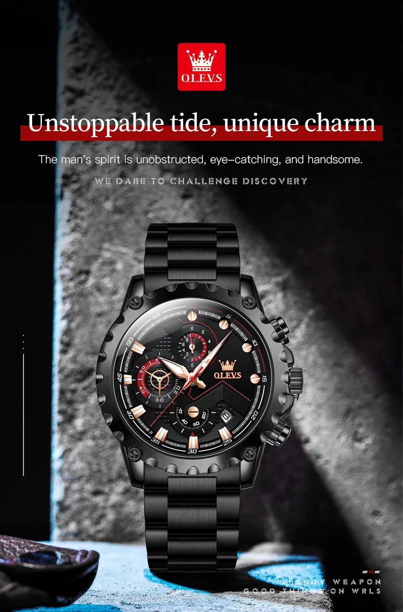 OLEVS 2873 Men’s Quartz Watch description image 3