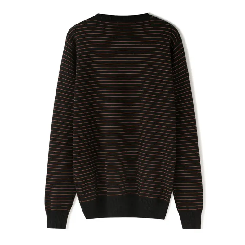 MuLS Brand Sweaters Men Pullovers Male 2019 Autumn New Round Neck Striped Sweater Jumpers Winter Spring O-Neck Cotton Knitwear 11