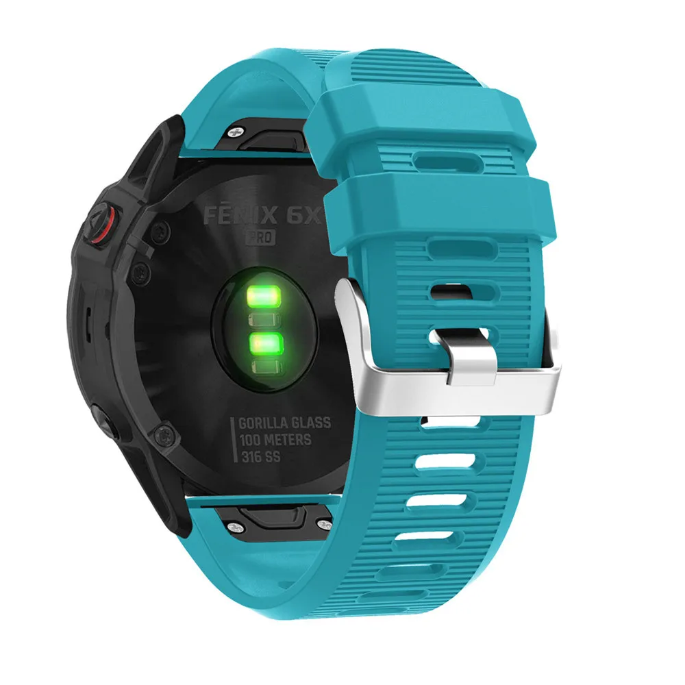 26 мм силиконовый ремешок для часов легкий быстрый быстросъемный Garmin Fenix 3 3HR/ 5X/5X