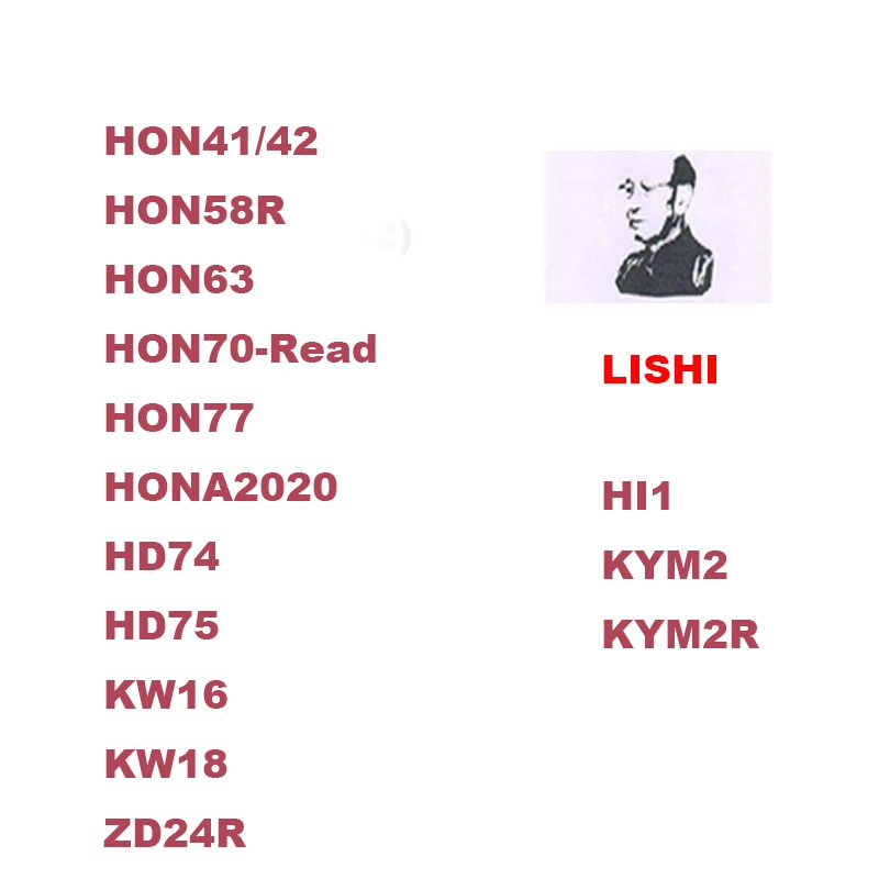 LISHI HON42/41 HON58R HON63 HON77 HD75 HD74 HONDA2020 для двигателя Honda ZD24R KW16 KW18 KYM2 KYM2R слесарные