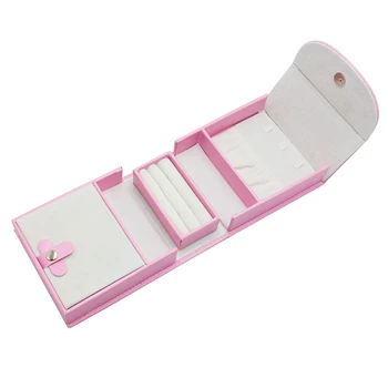 

Mini Portable Necklace Makeup Storage Box Travel Finishing Storage Bag Folding Storage Bag