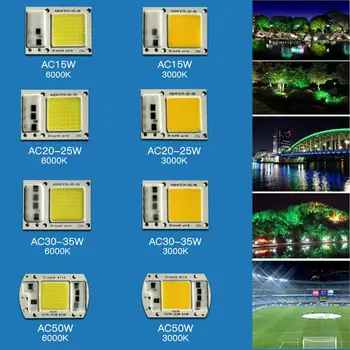 

15W/20W/30W/50W LED Drive-Free COB Chip Lamp 220V