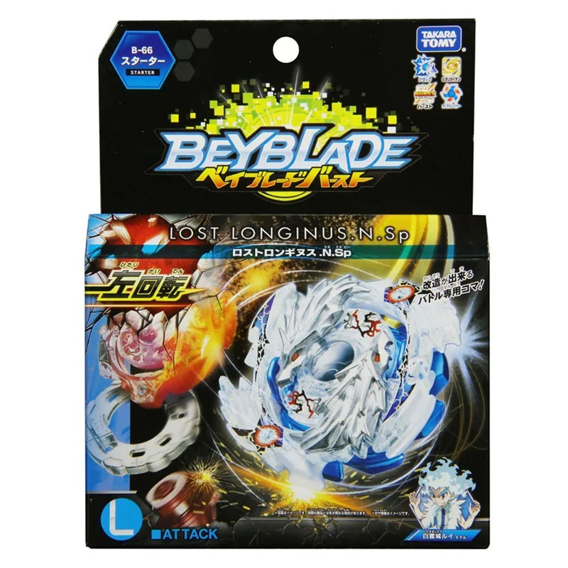 

Takara Tomy Toys Spinning Top with Launcher Beyblade Burst Evolution B-66 Metal Fusion Attack Pack GT Gyro Children Gifts