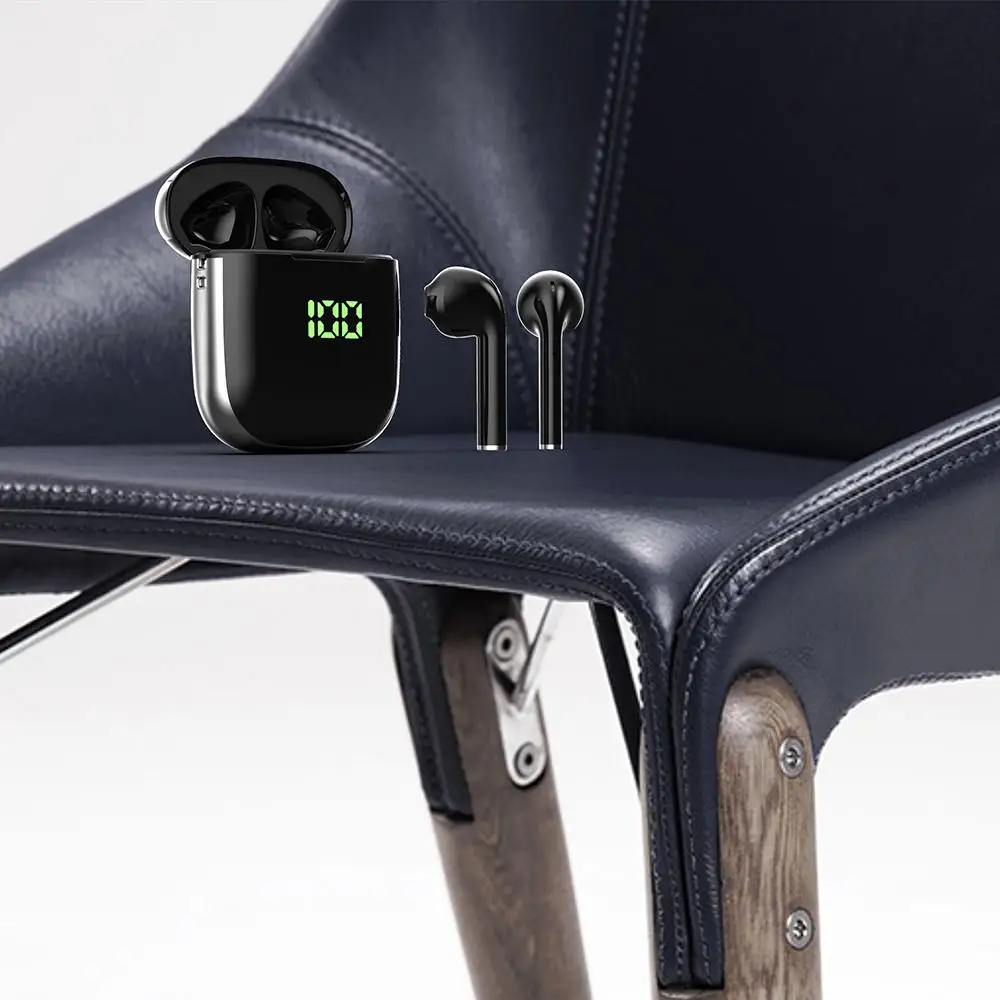 TWS Bluetooth V5.0 наушники Беспроводной наушников с светодиодный Мощность Дисплей зарядный чехол Hi-Fi стерео наушники для iPhone Xiaomi